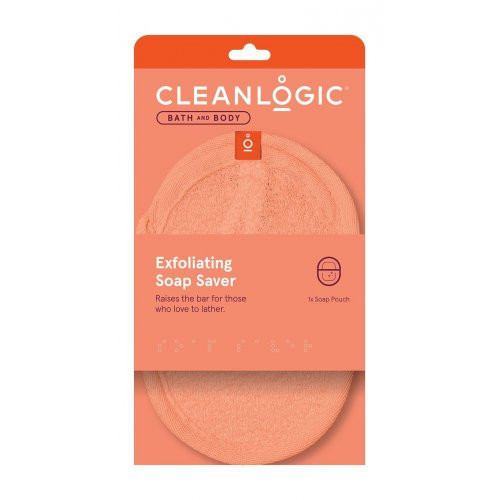CLEANLOGIC Bath & Body Exfoliating SOAP SAVER šveičiamoji kempinė muilui