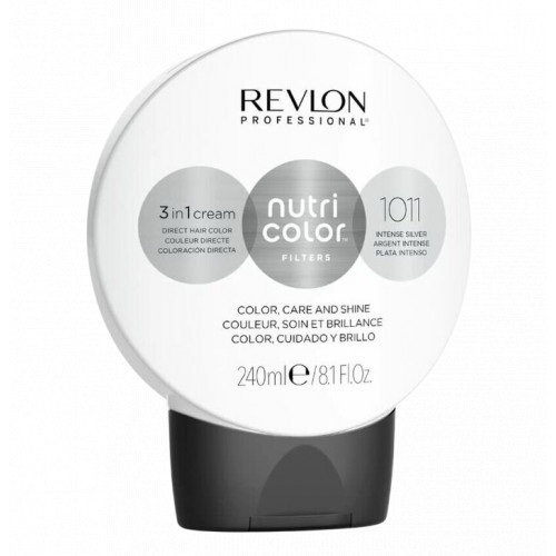 Revlon Professional Nutri Color Filters Mask Dažanti plaukų kaukė, 1011 Intense Silver