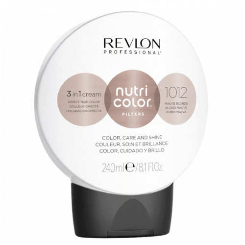 Revlon Professional Nutri Color Filters Mask Dažanti plaukų kaukė, 1012 Mauve Blond