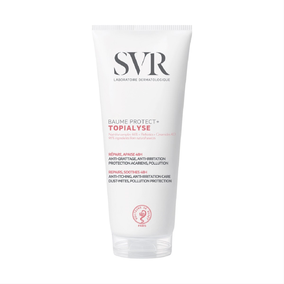 SVR TOPIALYSE BAUME PROTECT+, maitinamasis kūno kremas niežtinčiai, atopiškai odai, 200ml