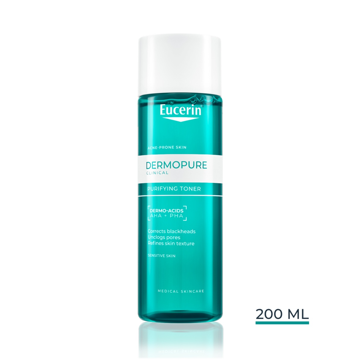 EUCERIN DERMOPURE CLINICAL, valomasis tonikas, 200 ml