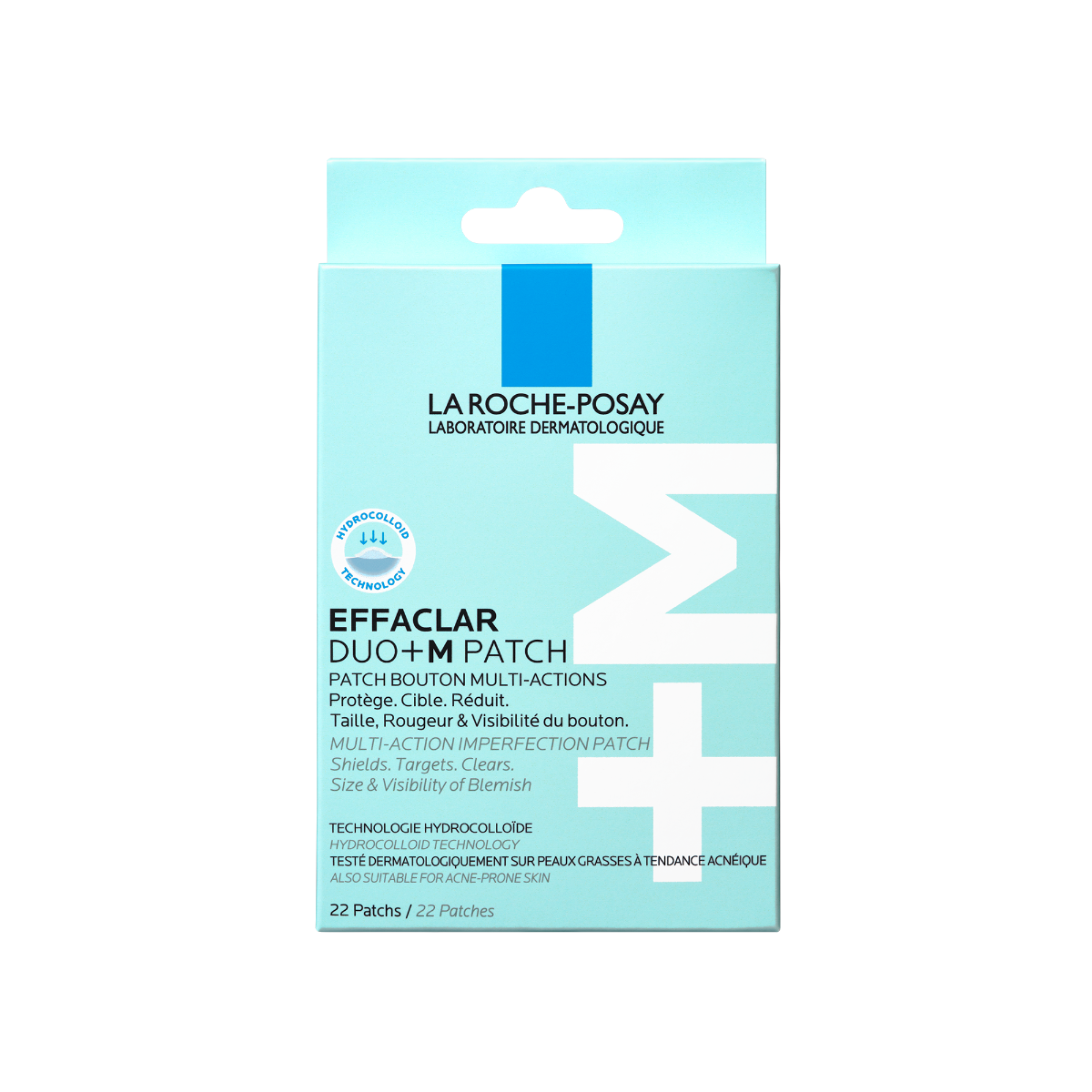 LA ROCHE-POSAY EFFACLAR DUO+M, pleistrai, 22 vnt.