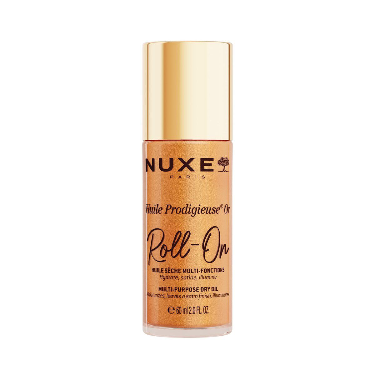 Nuxe Or Roll On žėrintis sausasis al. kūnui veidui ir plaukams 60ml (Laboratoire Nuxe)