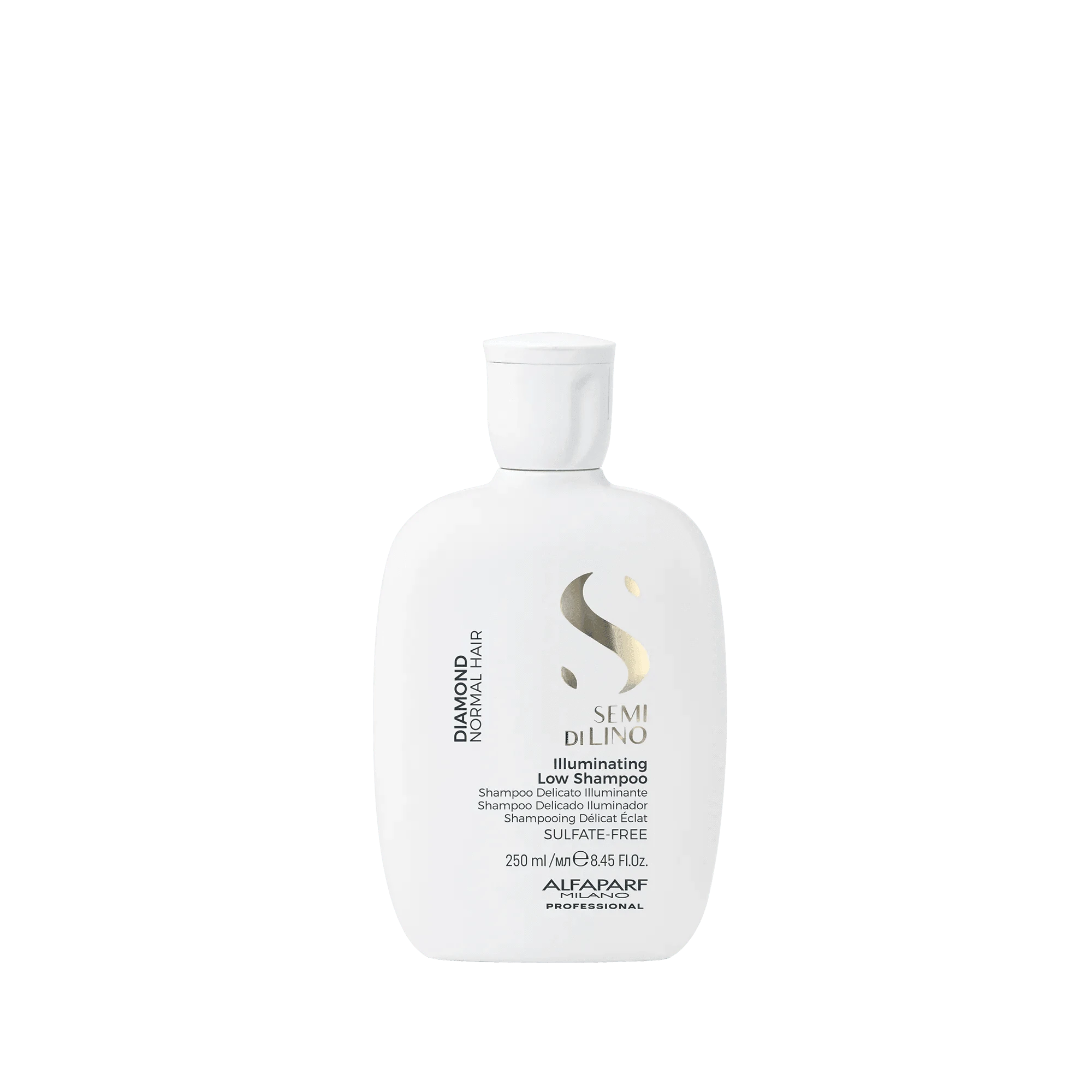 ALFAPARF SEMI DI LINO DIAMOND blizgesio suteikiantis šampūnas plaukams, 250 ml