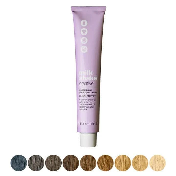 MILK SHAKE CREATIVE PERMANENT plaukų dažai 5.0 I 5 NN, intense light brown MORE NATURAL