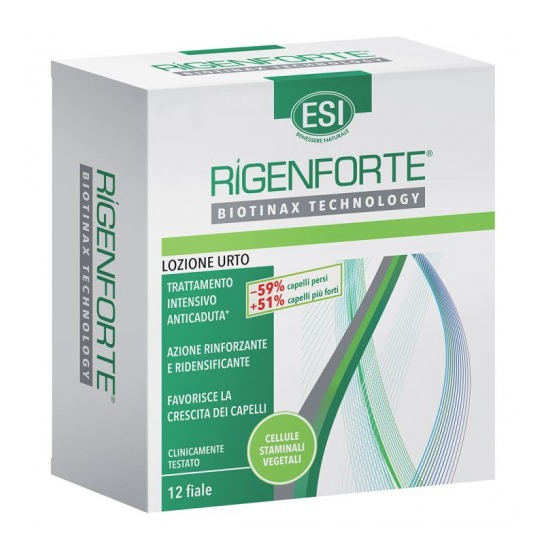Rigenforte intensyvus losjonas plaukams, 12 ampulių po 10ml