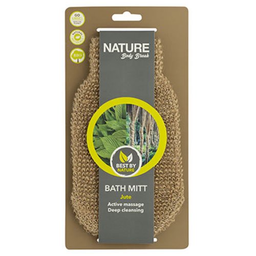 Masažinė prausimosi pirštinė NATURE BODY BREAK JUTE