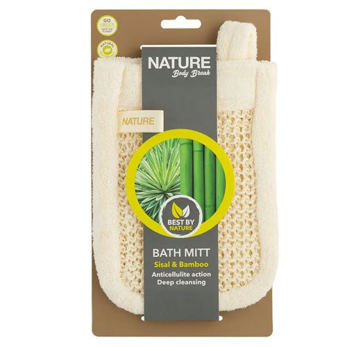 Prausimosi pirštinė NATURE BODY BREAK SISAL & BAMBOO