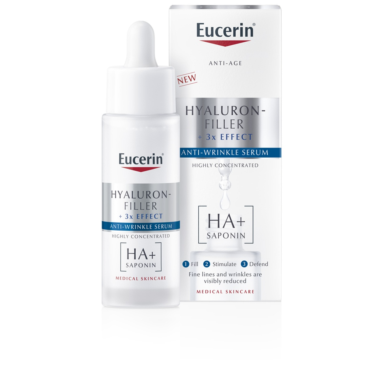 Eucerin Hyaluron-Filler, stangrinamasis serumas, 30ml