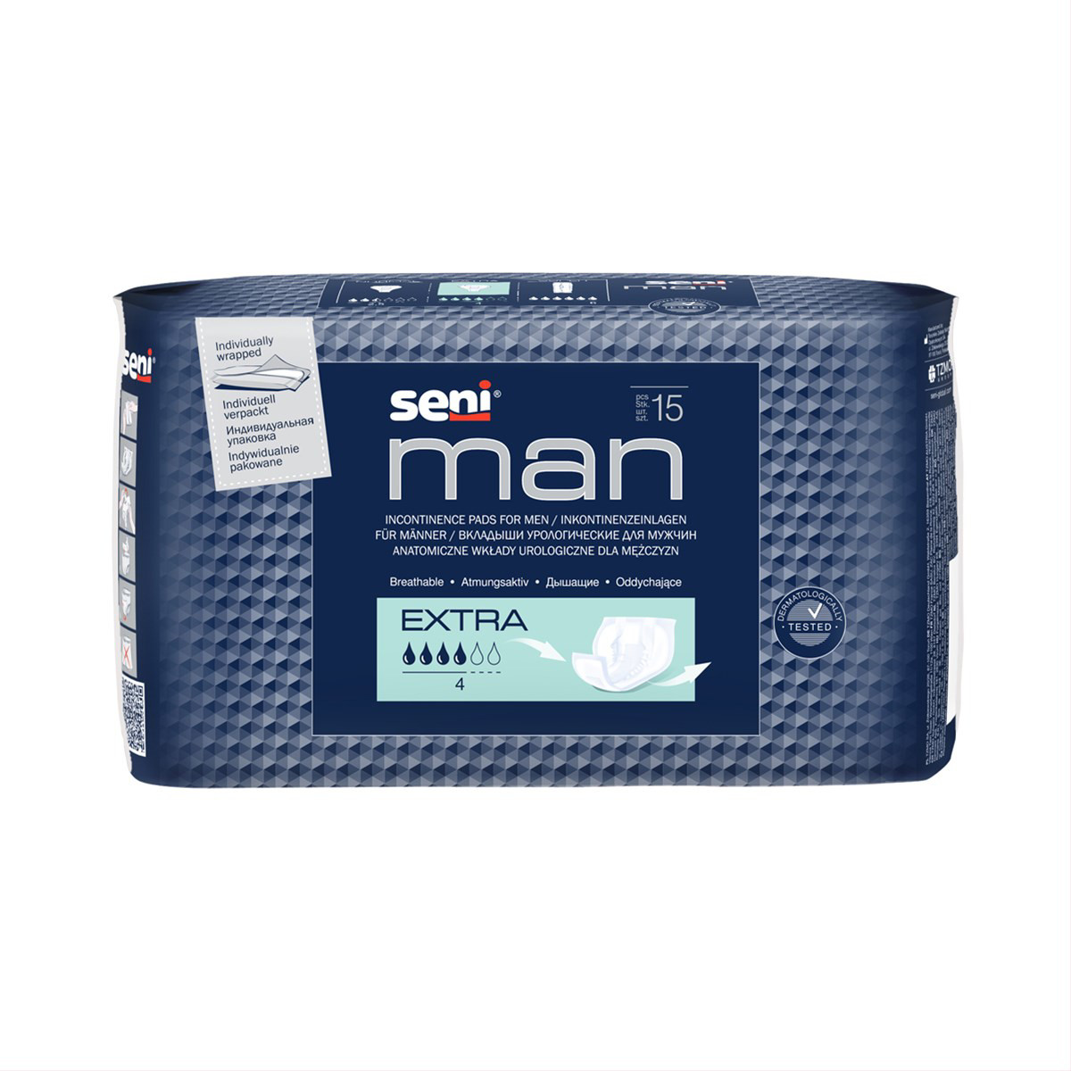 SENI MAN EXTRA, įklotai, 15 vnt.