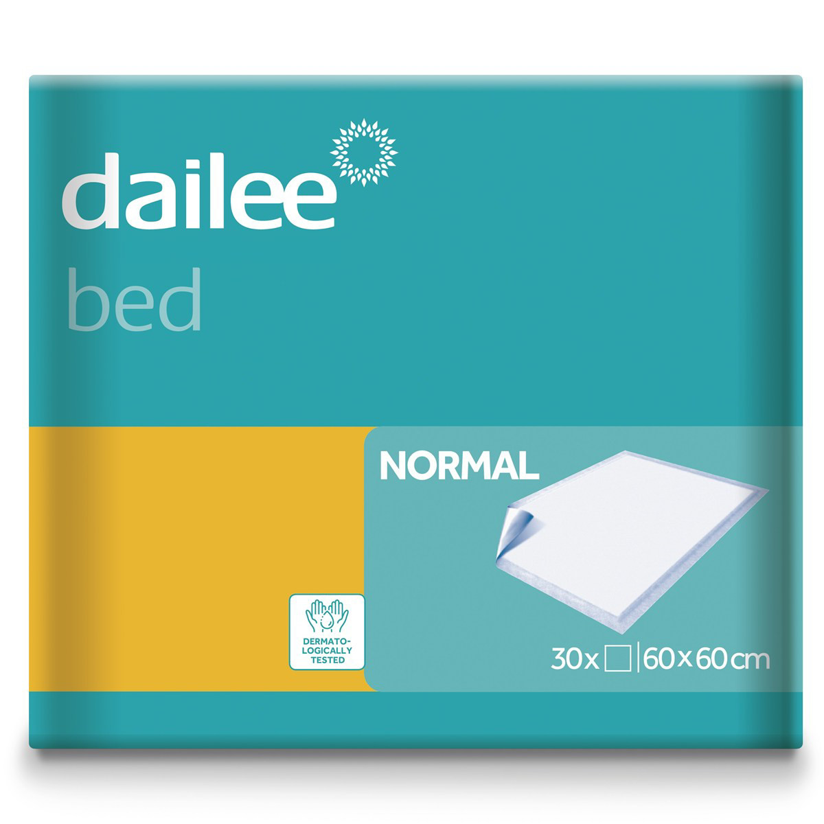 DAILEE BED NORMAL, paklotai, 60x60, 30vnt.