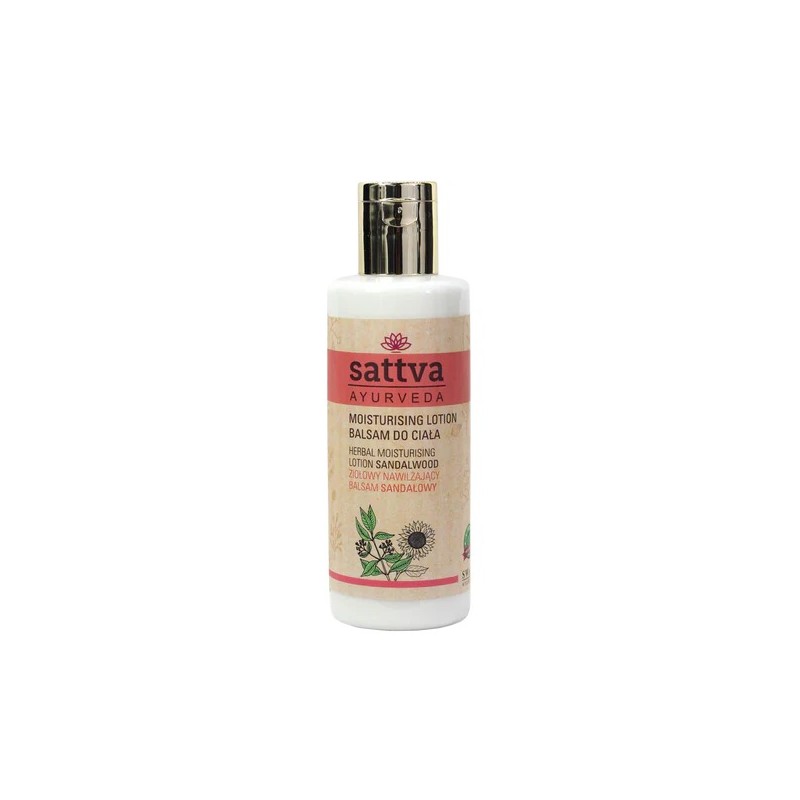 Sandalmedžio drėkinamasis kūno losjonas 210 ml – SATTVA (Ayurveda)
