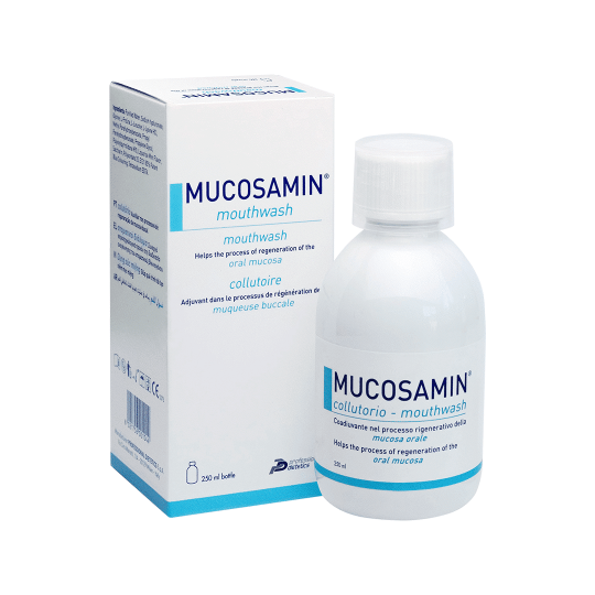 Mucosamin, burnos skalavimo skystis, 250 ml