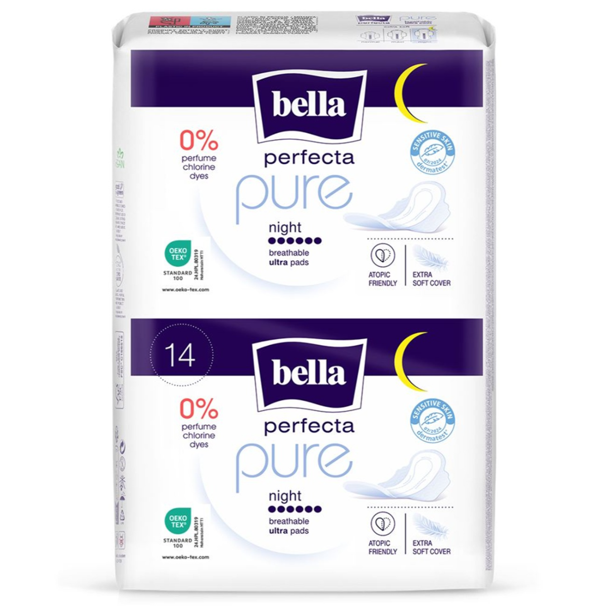 BELLA PERFECTA PURE NIGHT, higieniniai paketai, N14