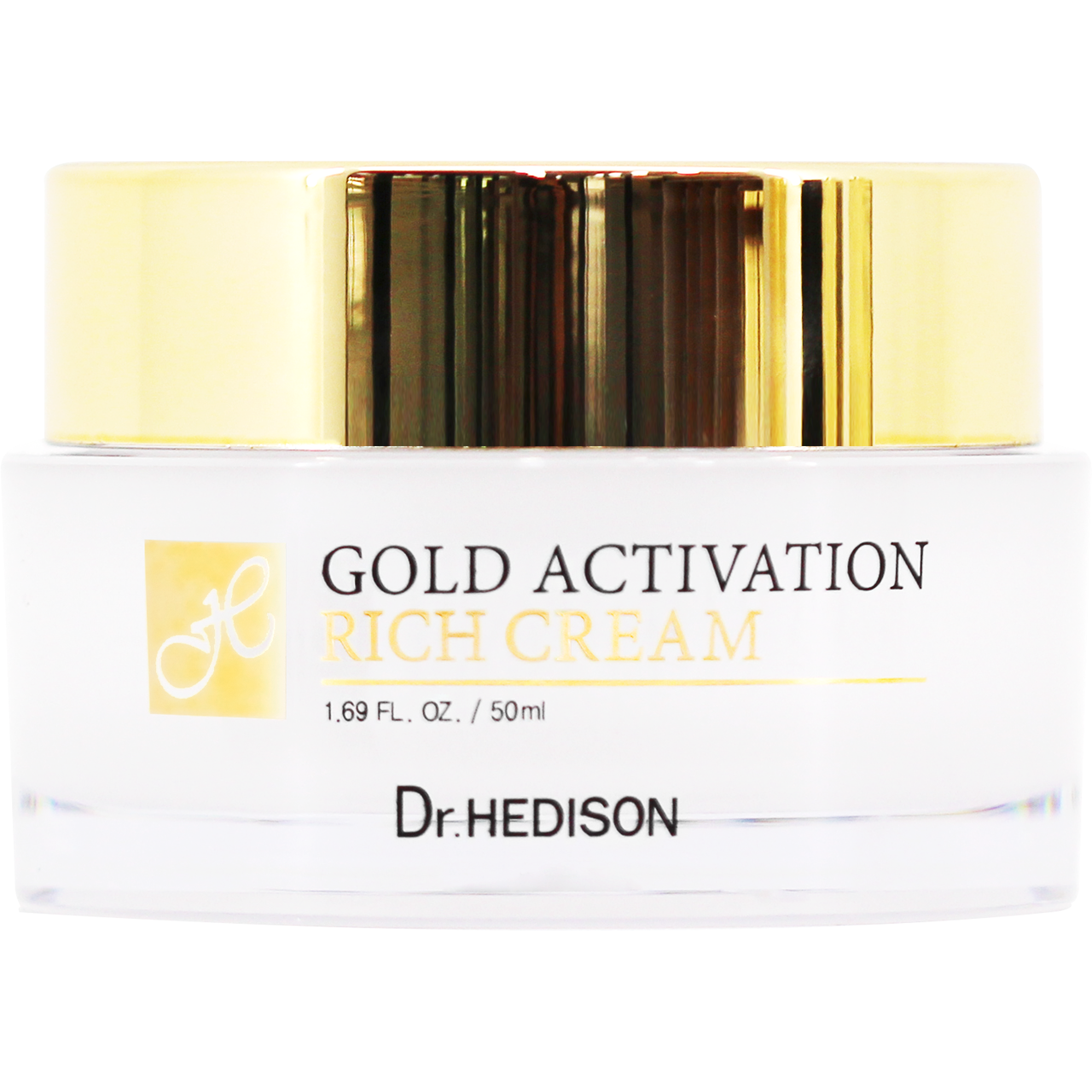 Dr.Hedison veido odos kremas su aukso dulkėmis, Gold activation rich cream, 50ml