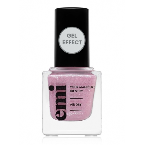 E.Mi Nagų lakas Nail Polish Gel Effect 6ml, Tinsel