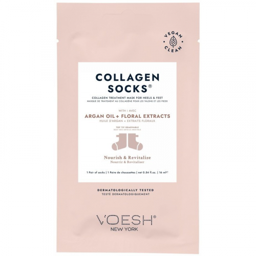 VOESH Kaukė pėdoms su kolagenu Collagen Socks 1 pora