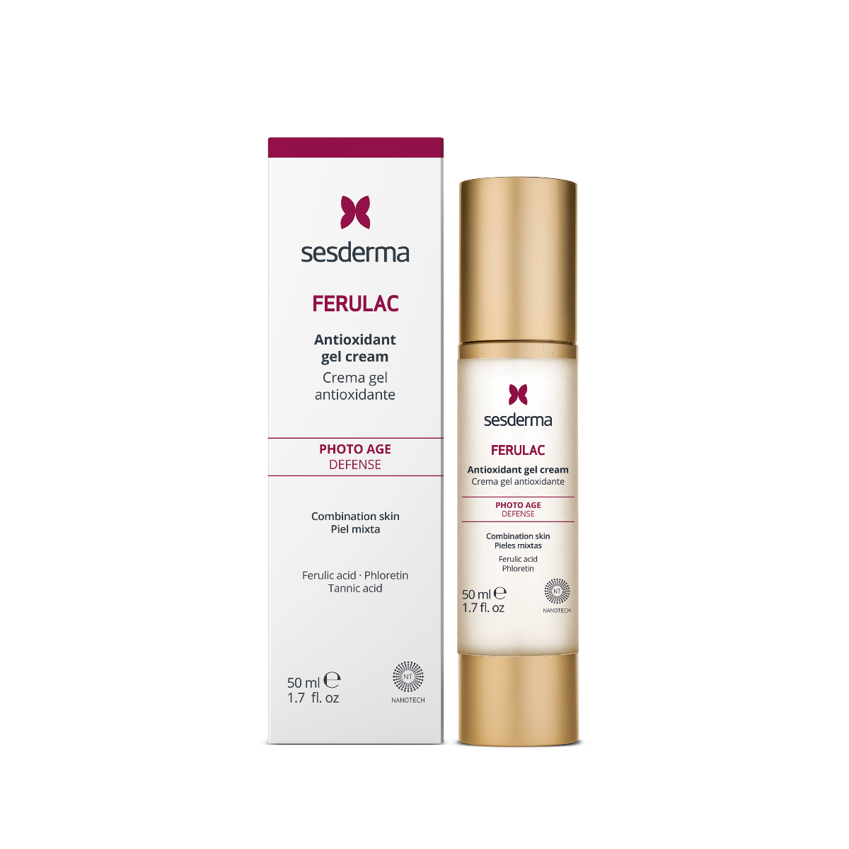 SESDERMA FERULAC, gelinis veido kremas, 50ml