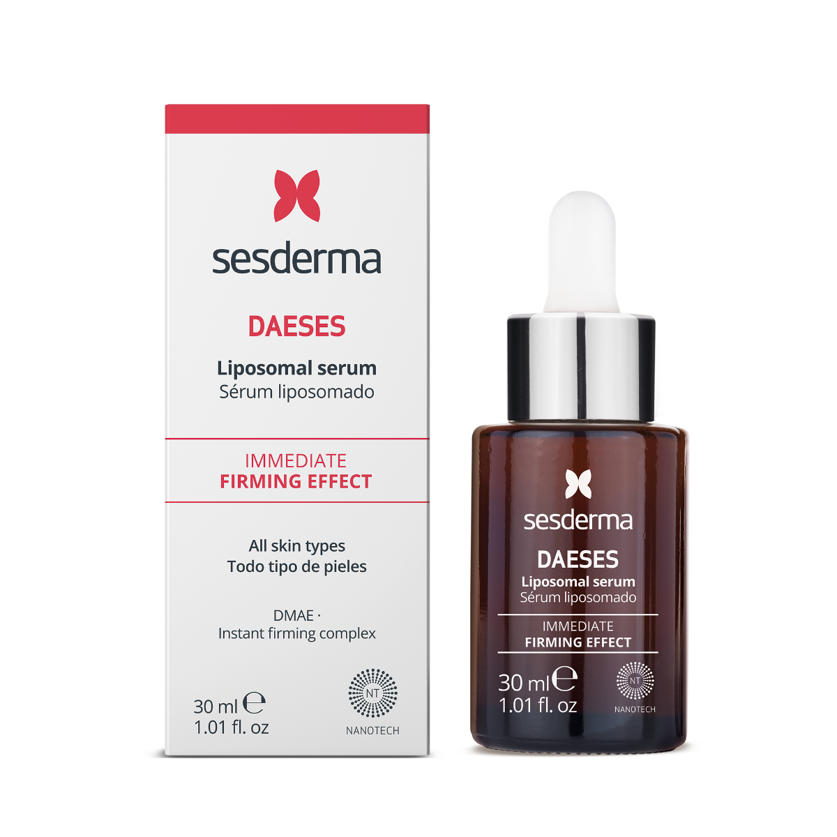 SESDERMA DAESES, liposominis serumas stangrumo stokojančiai veido odai, 30 ml