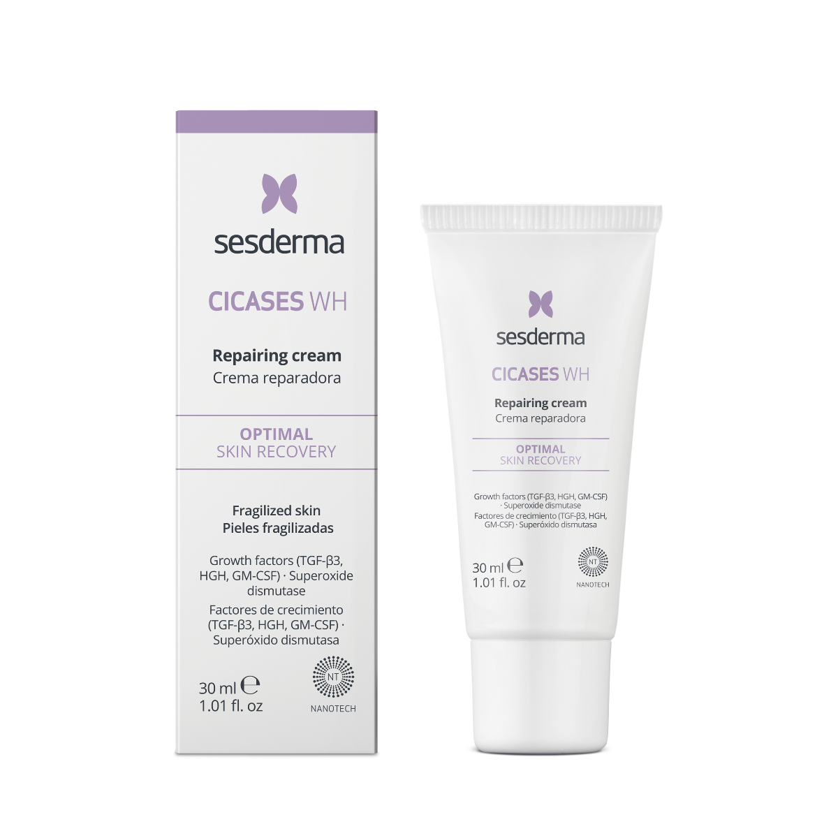 SESDERMA CICASES, epitilizaciją skatinantis kremas, 30 ml