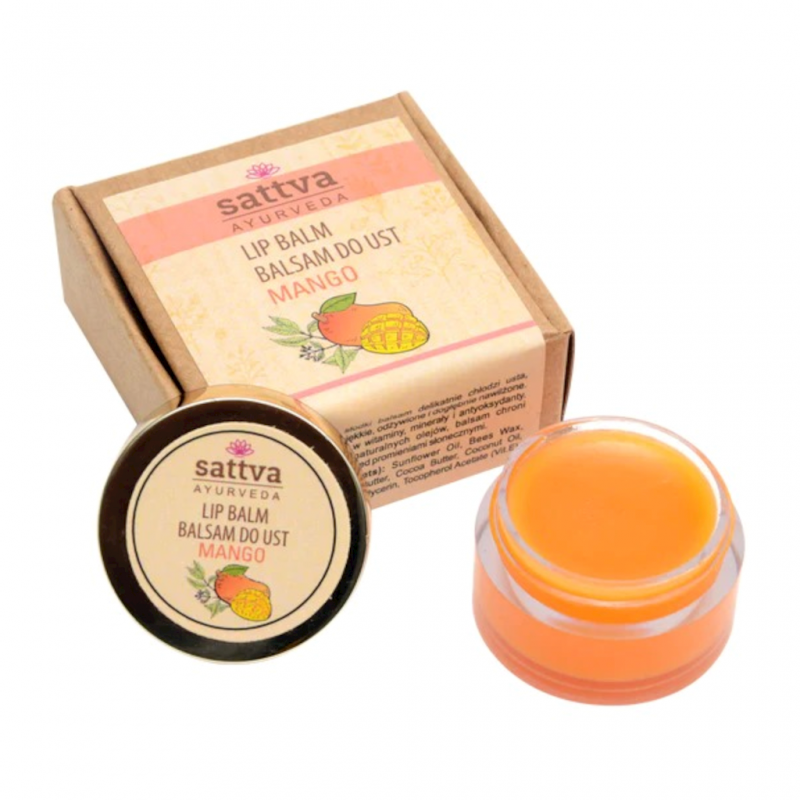 Ekologiškas Mango Lūpų Balzamas 5 g – SATTVA (AYURVEDA)