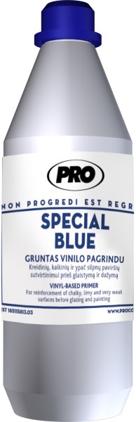 Gruntas vinilo pagrindu SPECIAL BLUE 10 l PRO