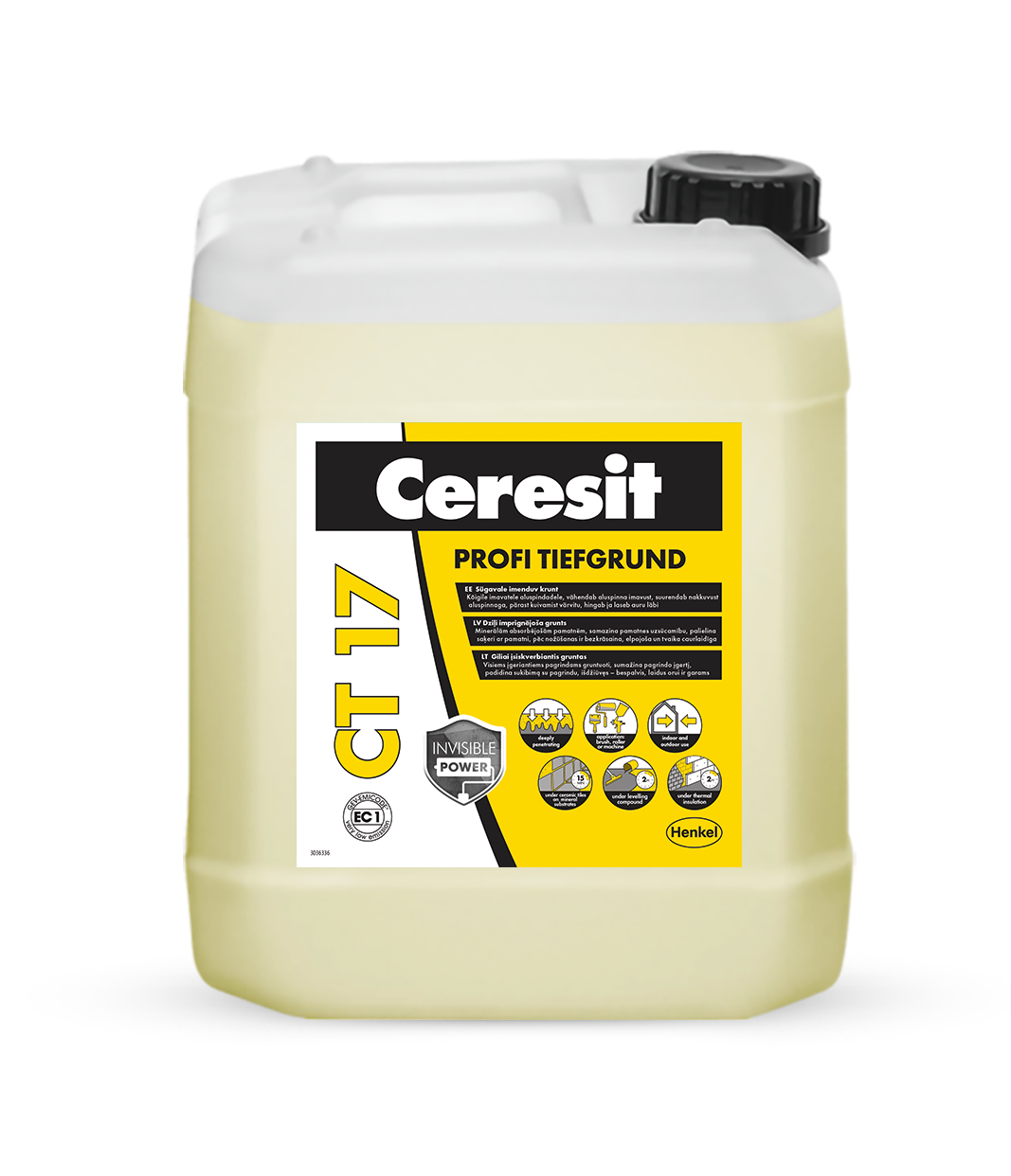 Gruntas Ceresit CT17 giluminis, 5ltr