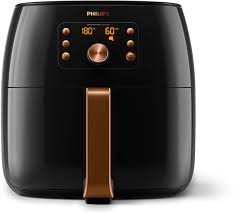 Karšto oro gruzdintuvė PHILIPS Airfryer XXL HD9867/90, juoda, 7.3 l