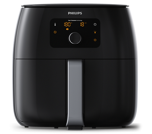 Karšto oro gruzdintuvė PHILIPS HD9650/90 AIRFRYER XXL, juoda, 7.3 l