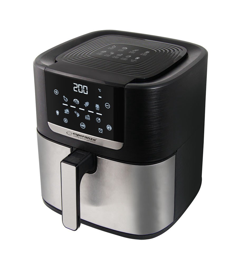 Esperanza EKA004 Keptuvė be riebalų 8L, 1700W Inox