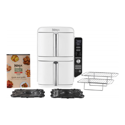 Fritiūrinė Ninja SL400EUWH double hot air fryer white  NINJA