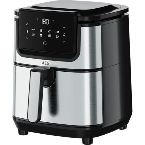 AEG AF6-1-4ST Karšto oro gruzdintuvė 3,5 l Vienguba 1500 W Juoda, Nerūdijantis plienas