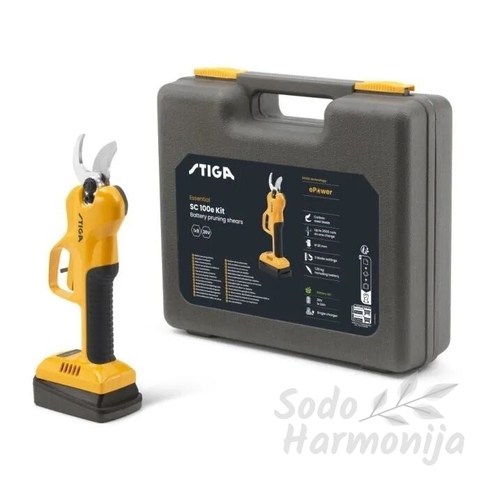 Akumuliatorinis genėtuvas  STIGA PR 100E KIT