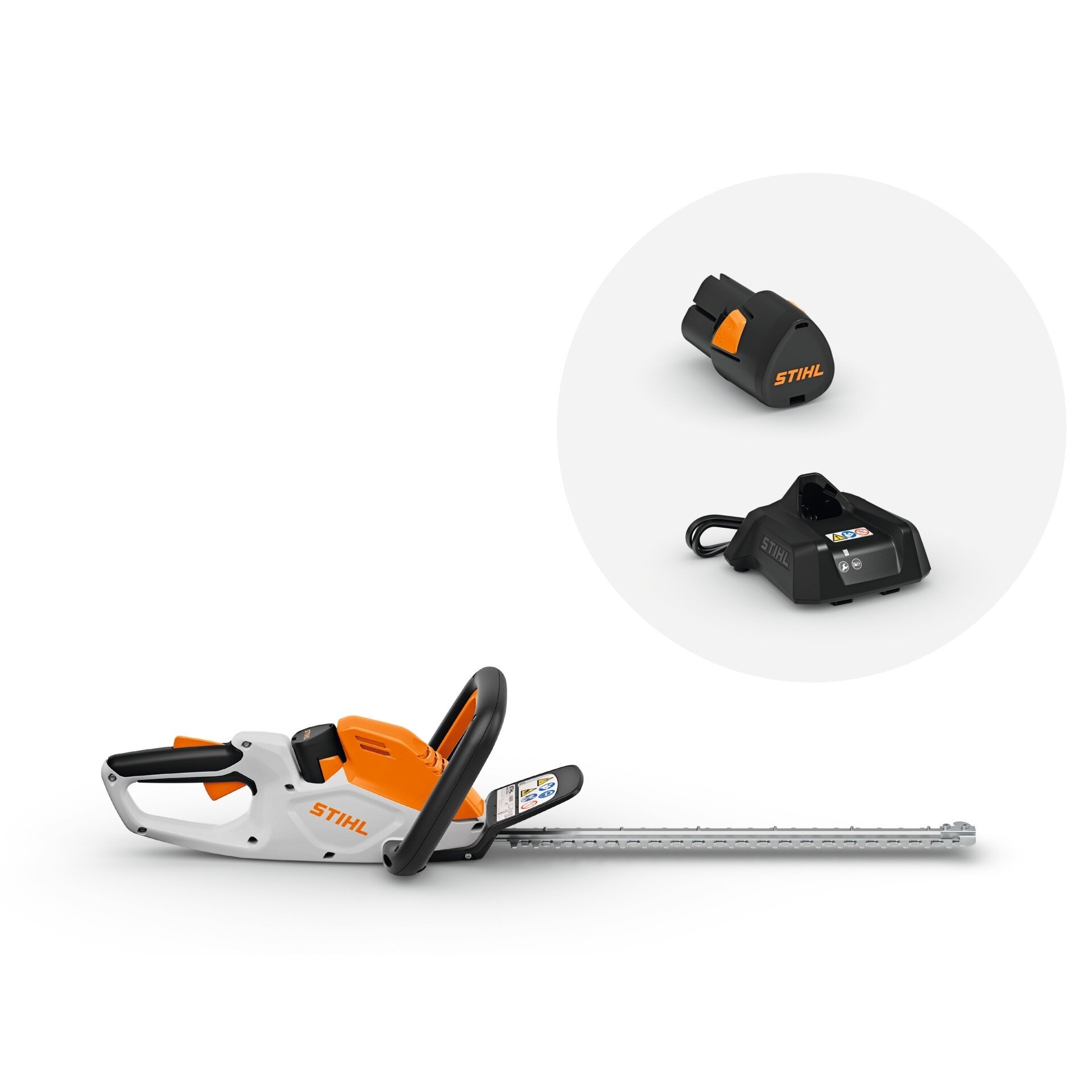 Akumuliatorinės gyvatvorių žirklės STIHL HSA 30 SET,  (su įkrov. AL 1 ir akum. AS 2)