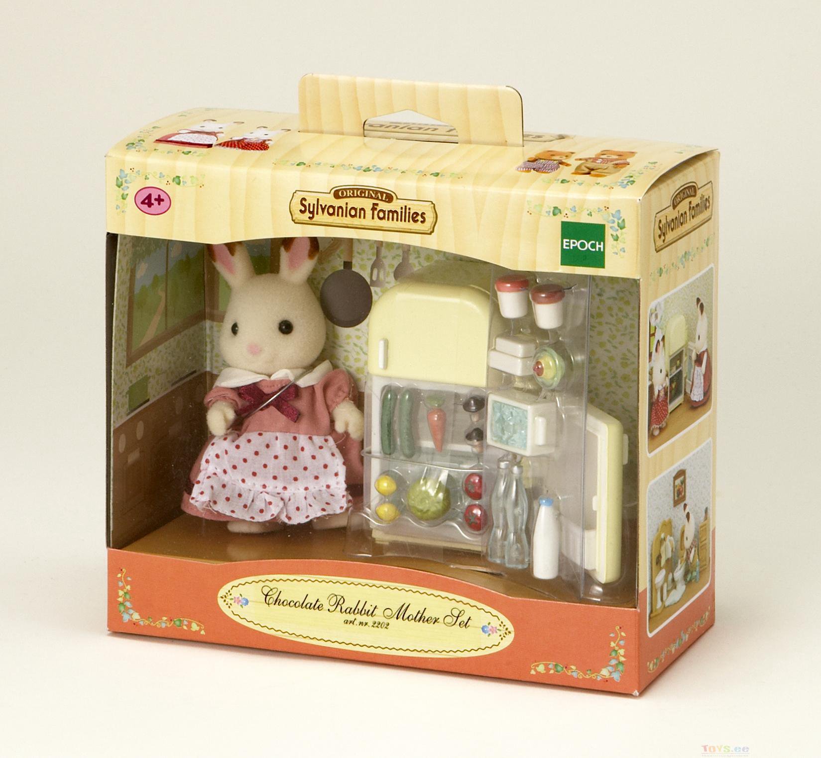 SYLVANIAN FAMILIES Mama triušienė ir šaldytuvas