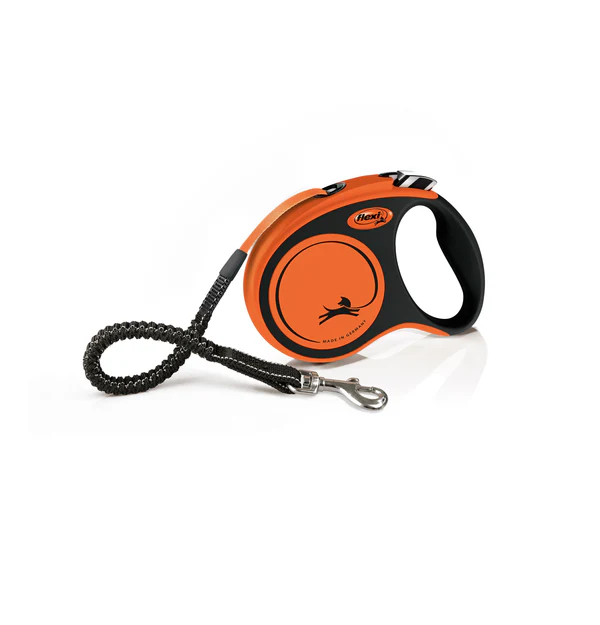 Flexi Xtreme oranžinis S juosta 5m iki 20 kg