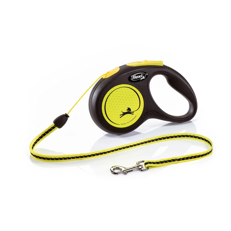 Flexi New Classic Neon Virvė S - 5m iki 12kg