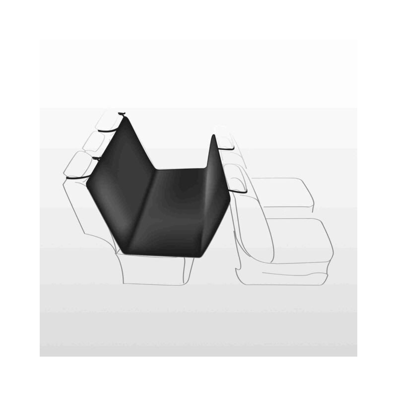 TRIXIE Automobilio sėdynės užtiesalas 1.40x1.45 m juodas-smėlio