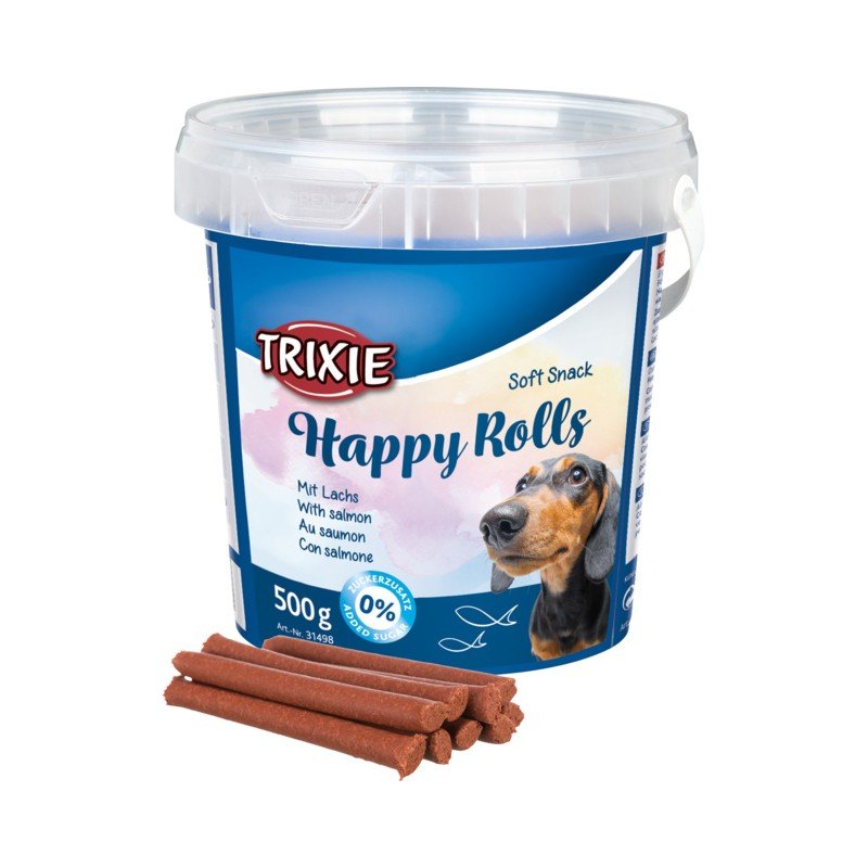 TRIXIE skanėstai šunims, minkštas užkandis Happy Rolls 500 g