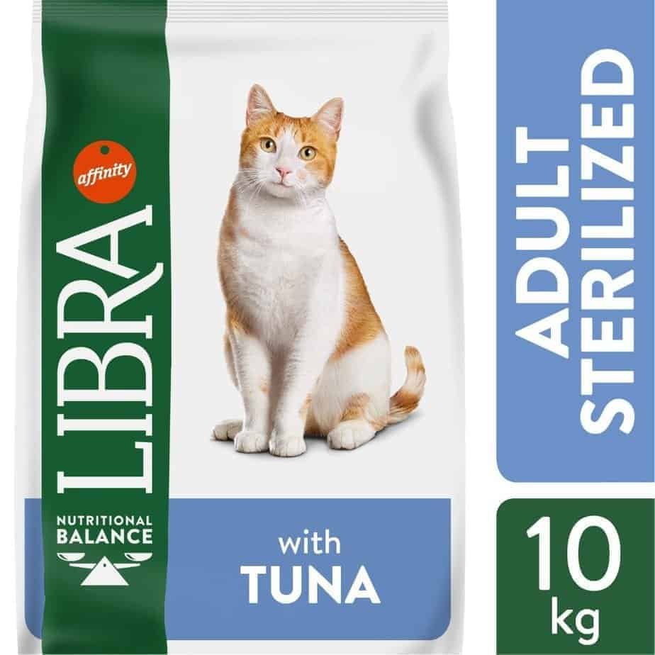 Sausas maistas katėms LIBRA CAT STERILIZED Su Tunu 10kg