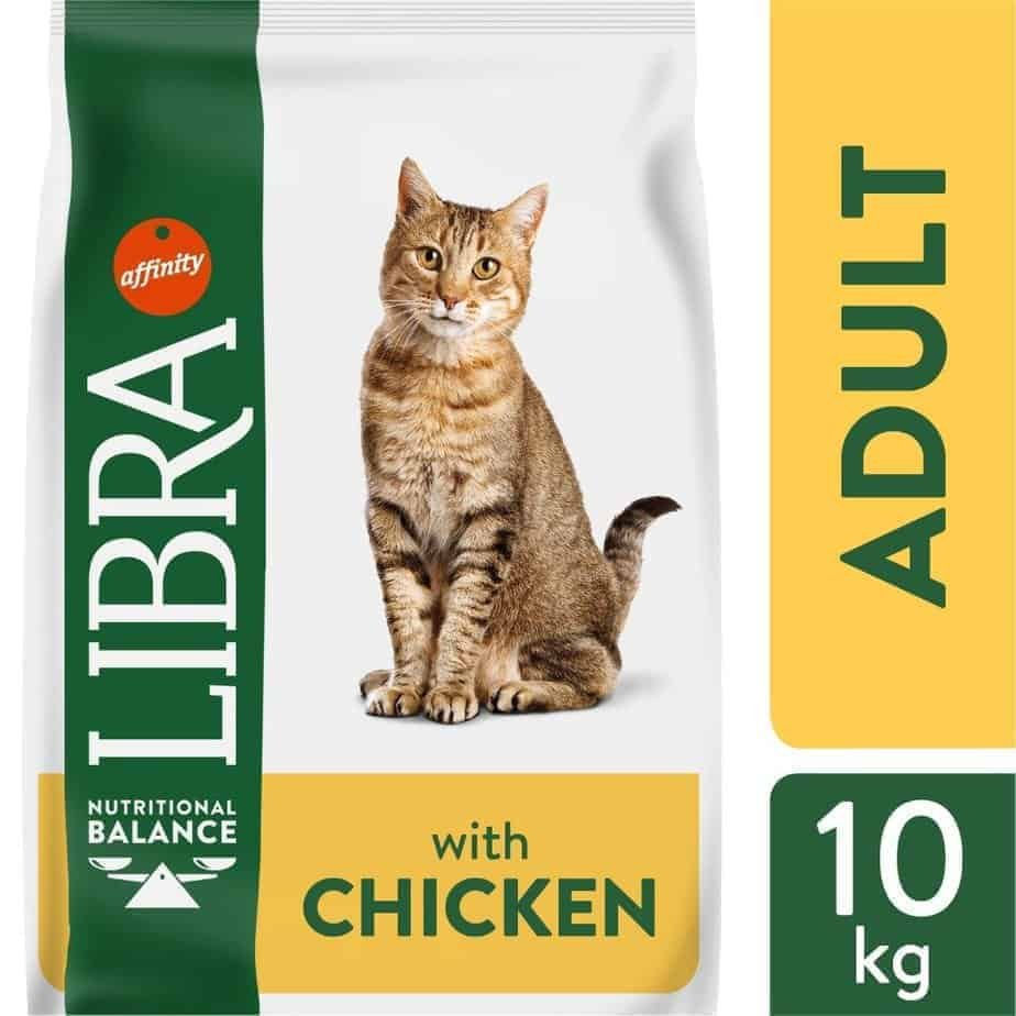 Sausas maistas katėms LIBRA CAT CHICKEN Su Vištiena 10kg