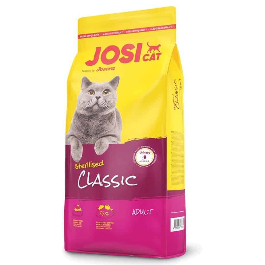 Sausas maistas katėms - Josicat Classic Sterilised 10 Kg