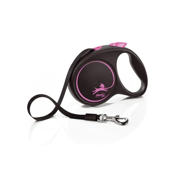 Flexi Pavadėlis Black Design linija (Juosta)