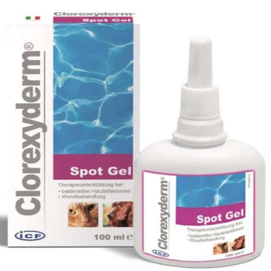 Clorexyderm Spot Gel antibakterinis gelis šunims ir katėms