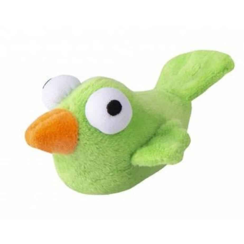 ROGZ Catnip Plush Bird Žalias Paukštis 11cm