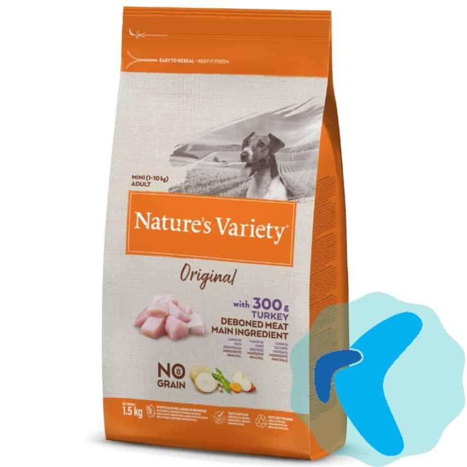 Nature's Variety Original mažų veislių šunų maistas su kalakutiena 1.5kg