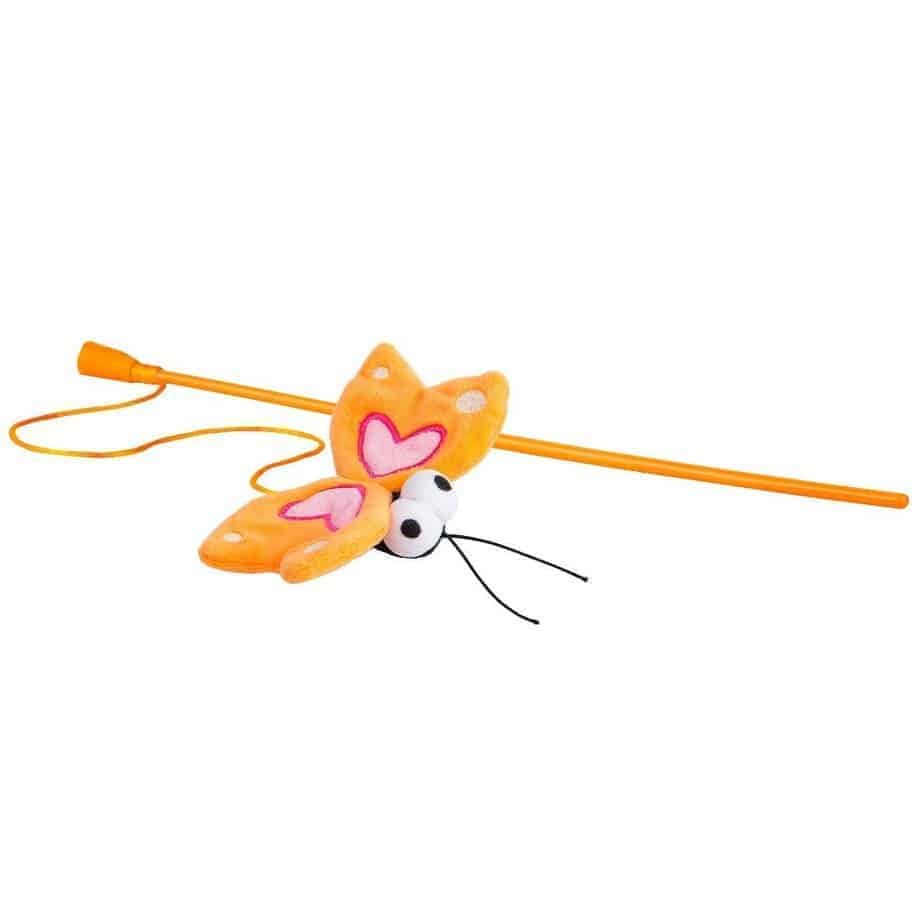 ROGZ Catnip Oranžinė Lazdelė Su Drugeliu 80cm