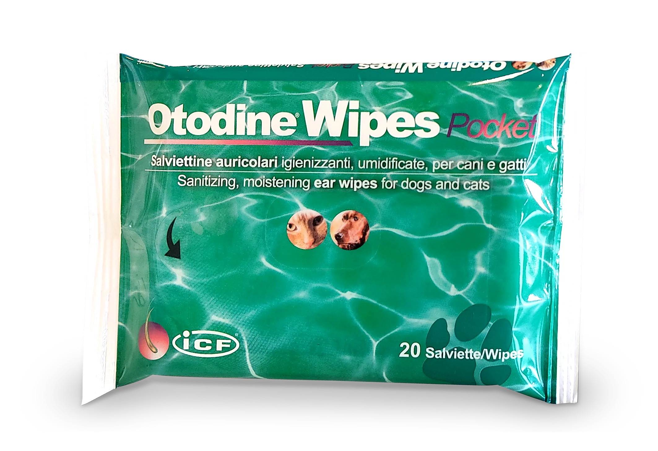 OTODINE WIPES N20 servetėlės šunų ir kačių ausims