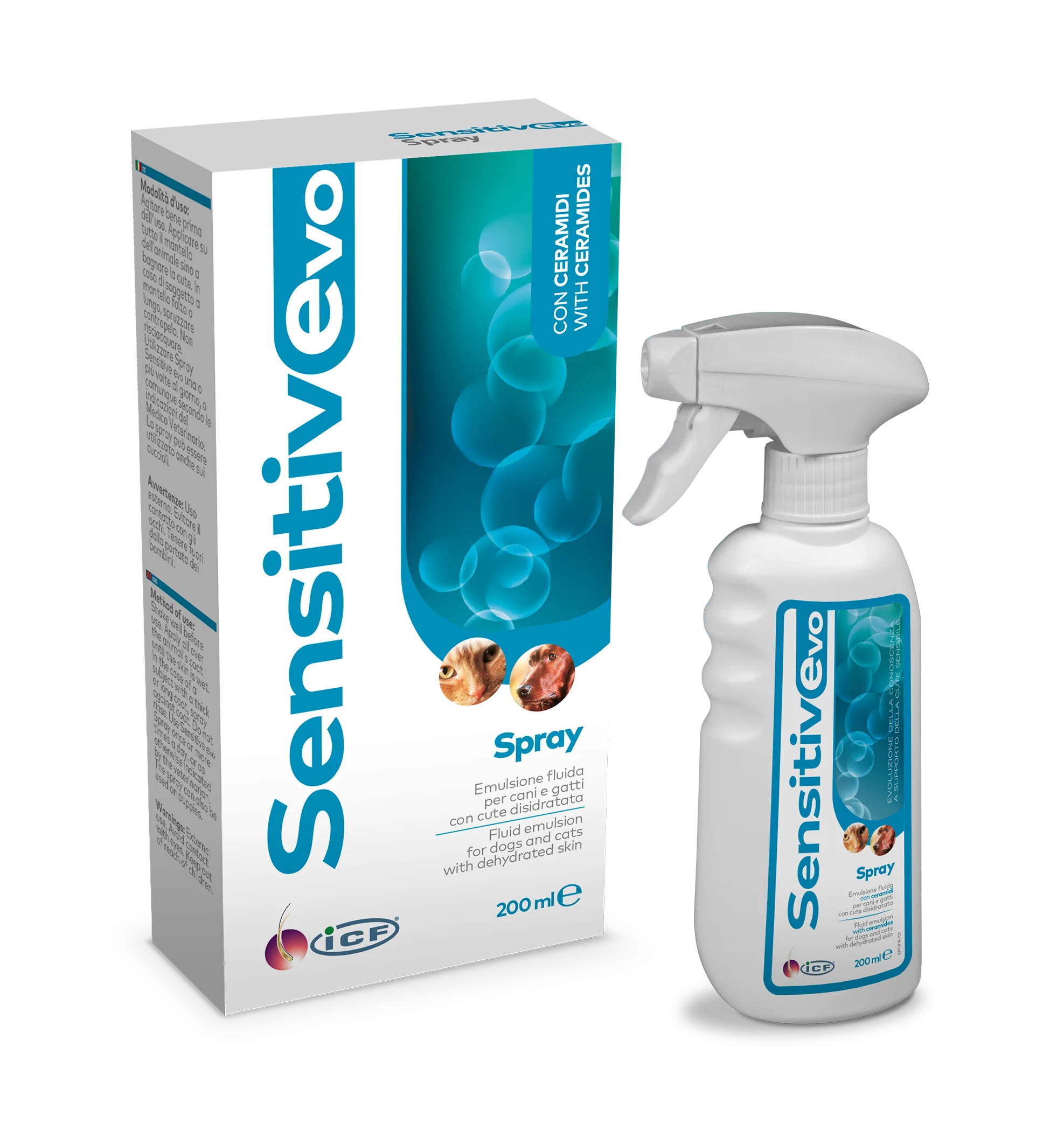 SENSITIVE EVO SPRAY 200 ML purškalas jautriai odai