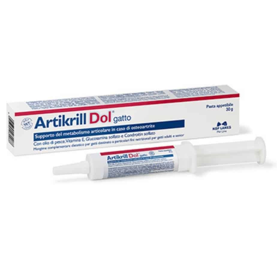 ARTIKRILL DOL CAT sergančioms osteoartritu katėms palaikyti metabolizmą sąnariuose.